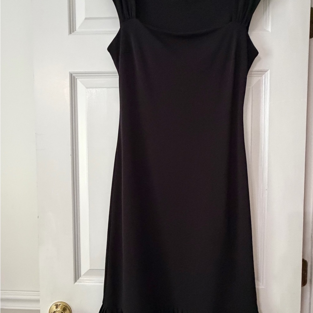 BCBGMaxAzria Elegant Black Midi Dress